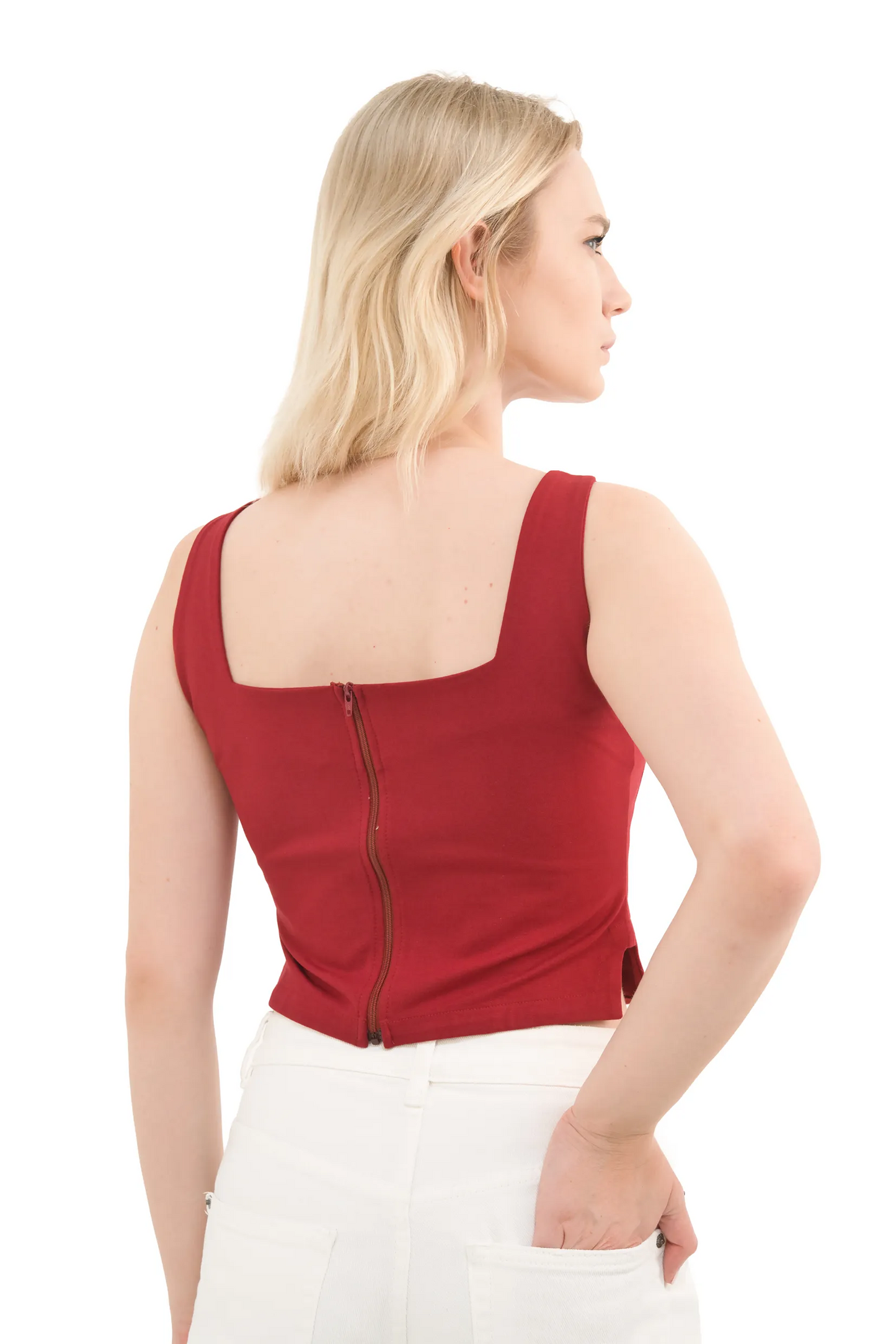 Red Corset Top